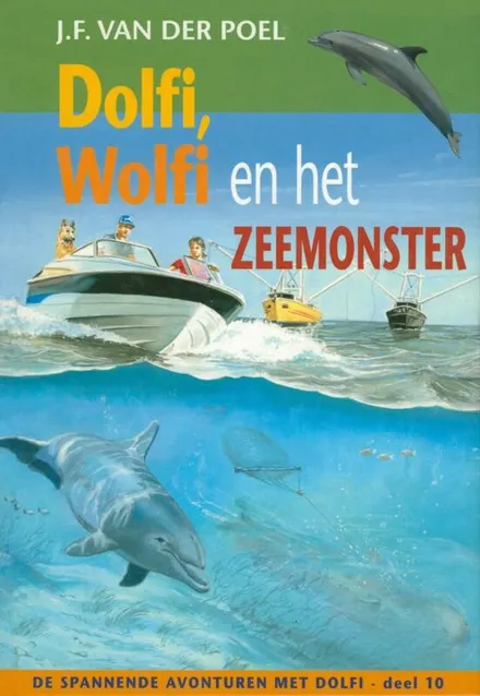 Omslag van deel 10: Dolfi, Wolfi en het zeemonster