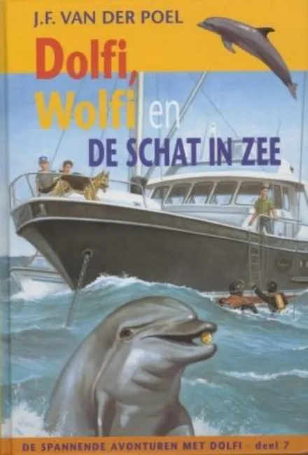Omslag van deel 7: Dolfi, Wolfi en de schat in zee